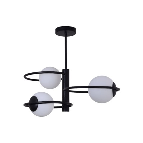 Plafon Dorado ring czarna 3x E14