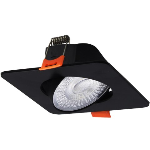 Ruchome kwadratowe oczko podtynkowe Plus czarne LED CCT Ruchome kwadratowe oczko podtynkowe Plus czarne LED CCT