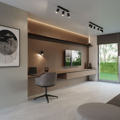 Plafon RING 4 czarny Plafon RING 4 czarny