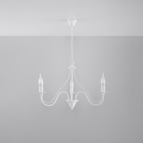 Żyrandol MINERWA 3 biały Żyrandol MINERWA 3 biały