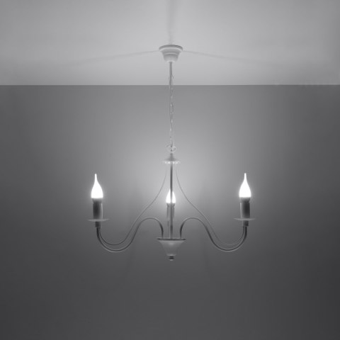 Żyrandol MINERWA 3 biały Żyrandol MINERWA 3 biały