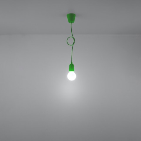 Lampa wisząca DIEGO 1 zielony