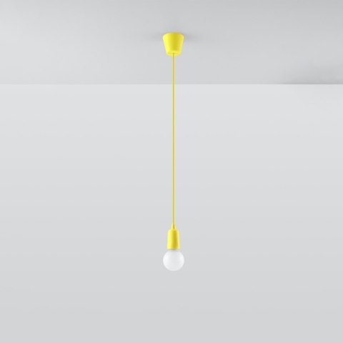 Lampa wisząca DIEGO 1 żółta