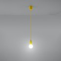 Lampa wisząca DIEGO 1 żółta