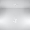 Lampa wisząca DIEGO 3 biała