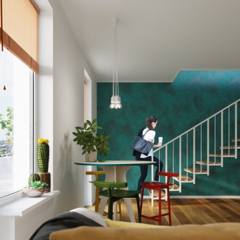 Lampa wisząca DIEGO 3 biała