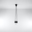 Lampa wisząca DIEGO 3 czarna