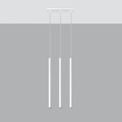 Lampa wisząca PASTELO 3 biała