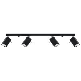 Plafon MERIDA 4L czarny