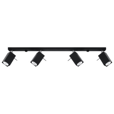 Plafon MERIDA 4L czarny