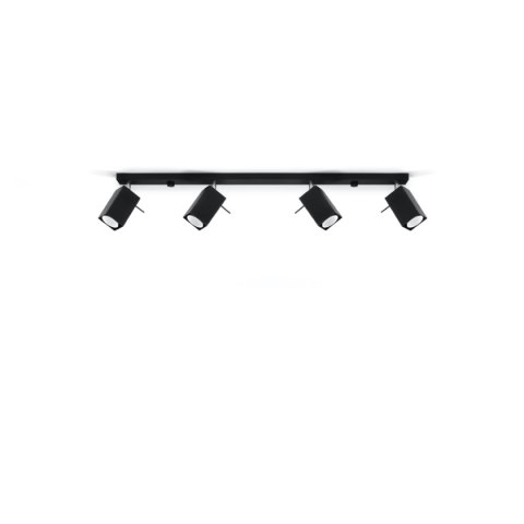 Plafon MERIDA 4L czarny