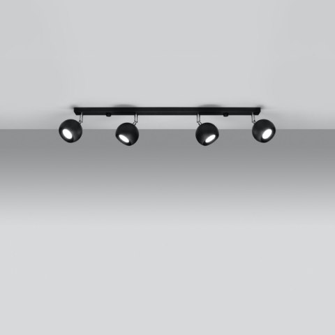 Plafon OCULARE 4L czarny