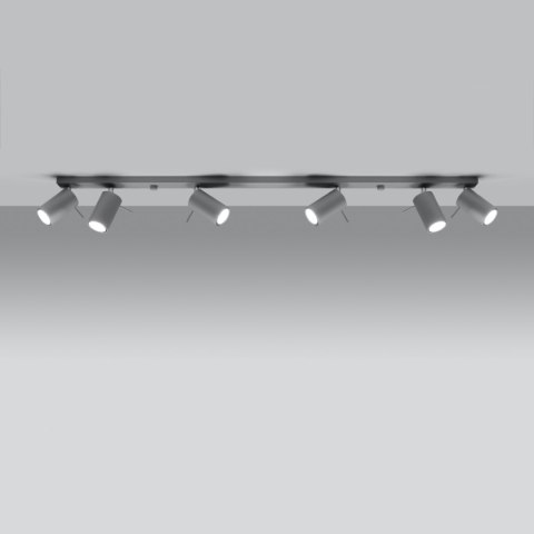 Plafon RING 6L szary