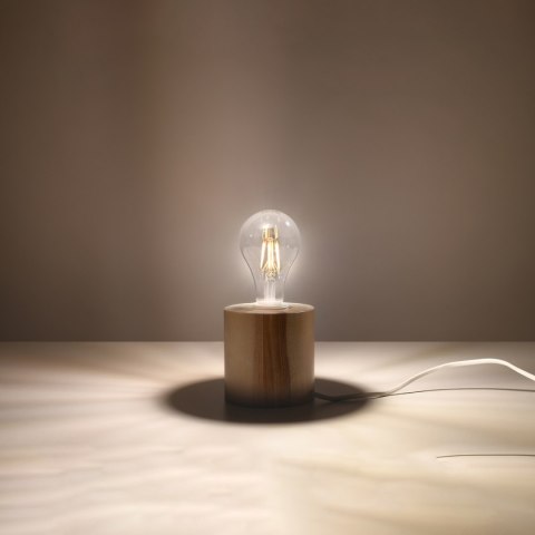 Lampa biurkowa SALGADO naturalne drewno Lampa biurkowa SALGADO naturalne drewno