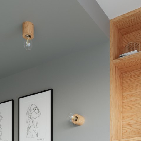 Lampa biurkowa SALGADO naturalne drewno Lampa biurkowa SALGADO naturalne drewno