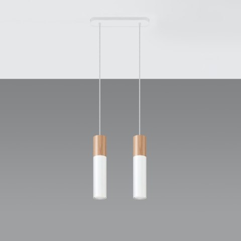 Lampa wisząca PABLO 2 biała