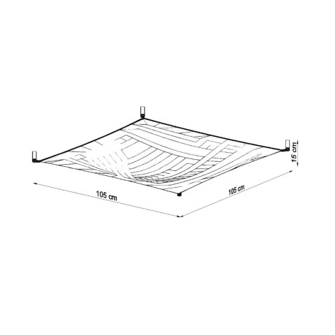 Plafon LUNA 2 biały