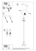 Lampa wisząca TALEJA 1 biała [E27]