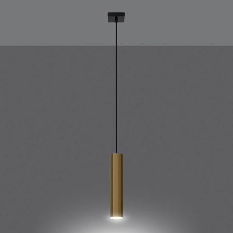 Lampa Wisząca LAGOS 1 złoty połysk
