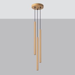 Lampa wisząca PASTELO 3P złota