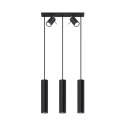 Lampa wisząca RING 3 czarny