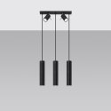 Lampa wisząca RING 3 czarny