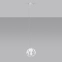 Lampa wisząca TULOS 1 biała