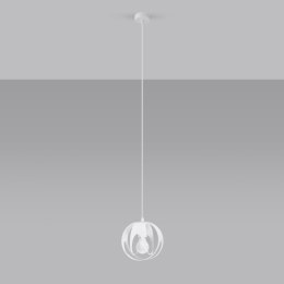 Lampa wisząca TULOS 1 biała