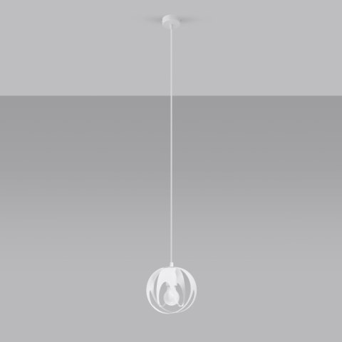 Lampa wisząca TULOS 1 biała