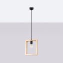 Lampa wisząca ARIES naturalne drewno