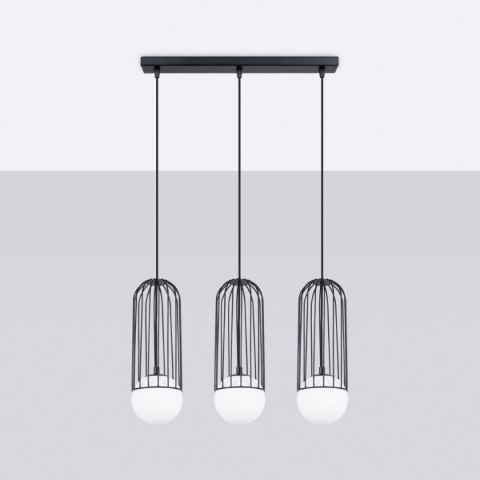 Lampa wisząca BRINA 3L czarna