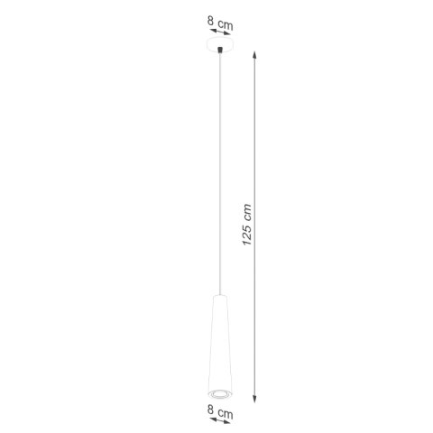 Lampa wisząca ELECTRA beton