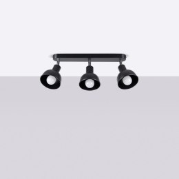 Plafon ELBA 3 czarny