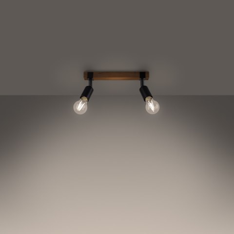 Plafon ZUCA 2 czarny