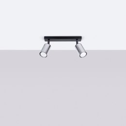 Plafon WINX 2 czarny/chrom