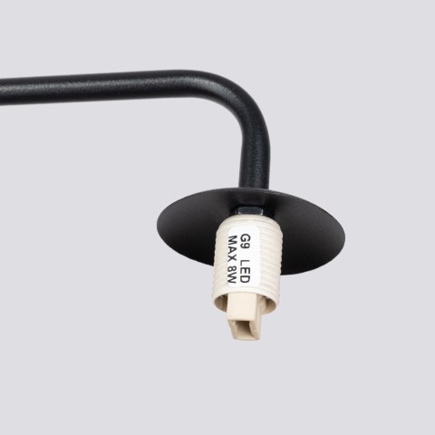 Kinkiet ASTRAL 1 czarny Kinkiet ASTRAL 1 czarny