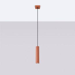 Lampa wisząca LAGOS 1 ochra czerwona