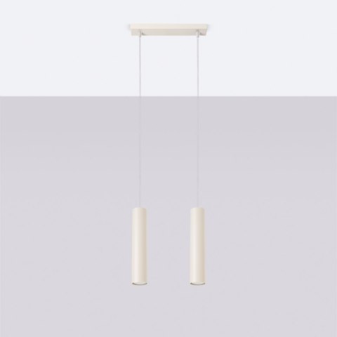 Lampa wisząca LAGOS 2 beżowa