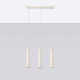 Lampa wisząca LAGOS 3L beżowa