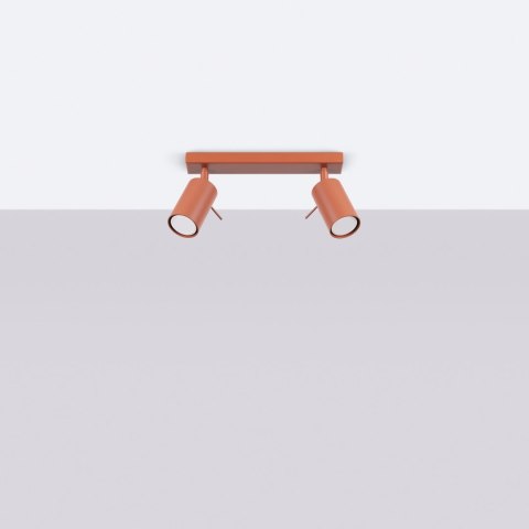 Plafon RING 2 ochra czerwona