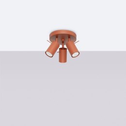 Plafon RING 3P ochra czerwona