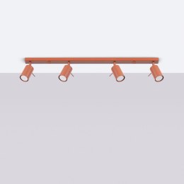 Plafon RING 4L ochra czerwona