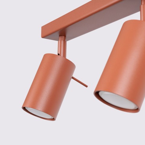 Plafon RING 6L ochra czerwona