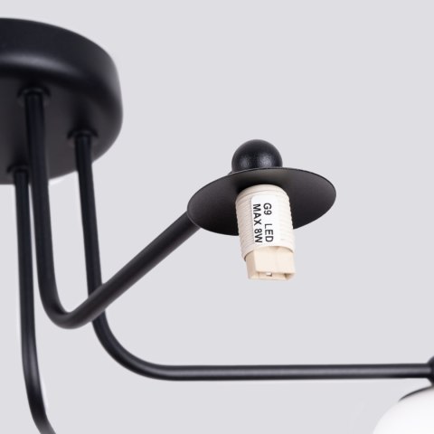 Żyrandol ASTRAL 5 czarny