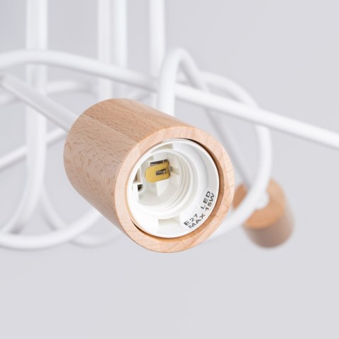 Żyrandol EMBER 5 biały