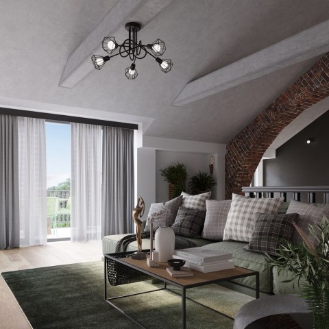 Kinkiet ARTEMIS 1 czarny Kinkiet ARTEMIS 1 czarny