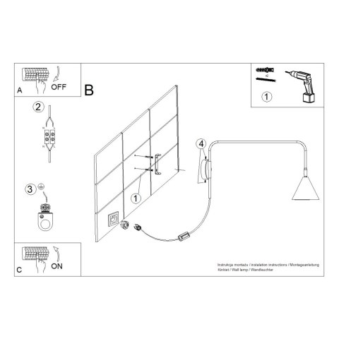 Kinkiet NOX beżowy Kinkiet NOX beżowy