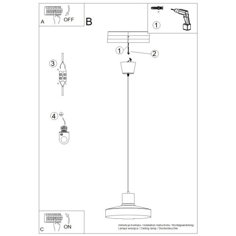 Lampa wisząca BILO zielona oliwka Lampa wisząca BILO zielona oliwka