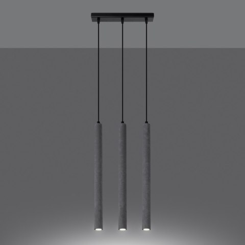 Lampa wisząca PASTELO 3L beton
