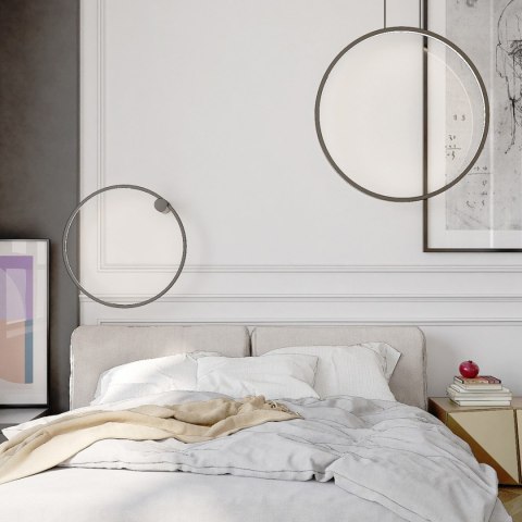 Kinkiet Mirror S czarny IP44 LED CCT